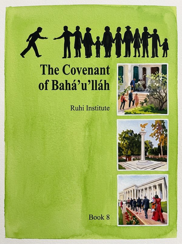 Painted cover of Ruhi Book 8, 