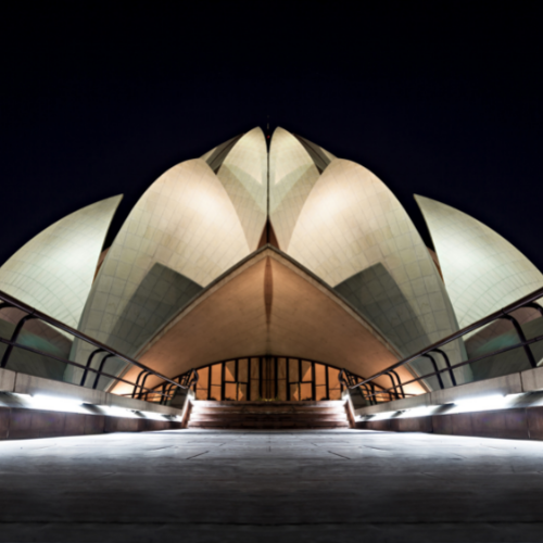 Lotus Temple Night